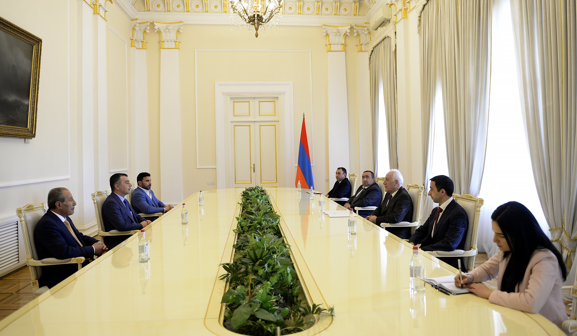 RA President and delegation of Jordanian Senate evaluate establishment of lasting peace