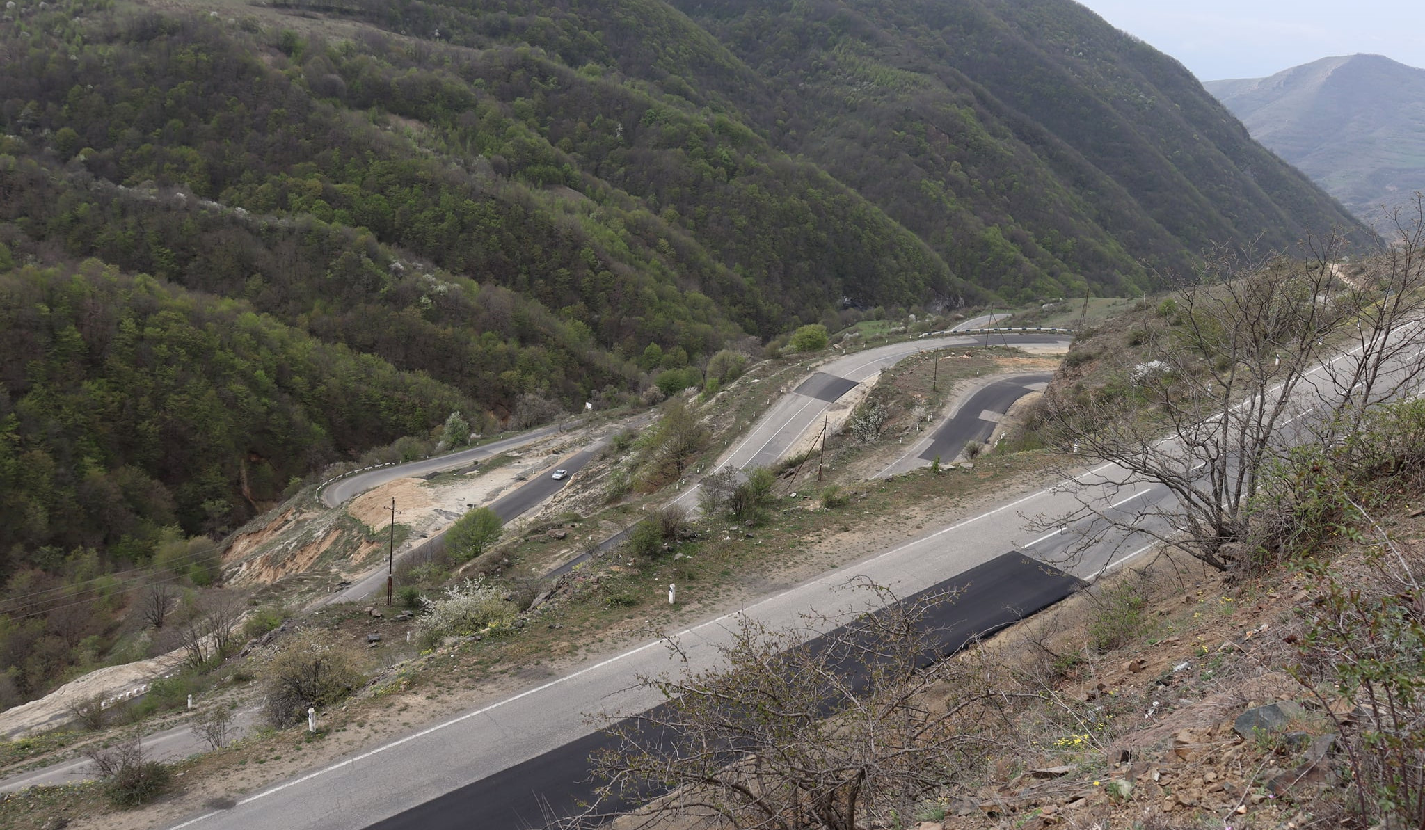 Բարեկարգման աշխատանքներ Արցախը Հայաստանին կապող միջպետական ավտոճանապարհին