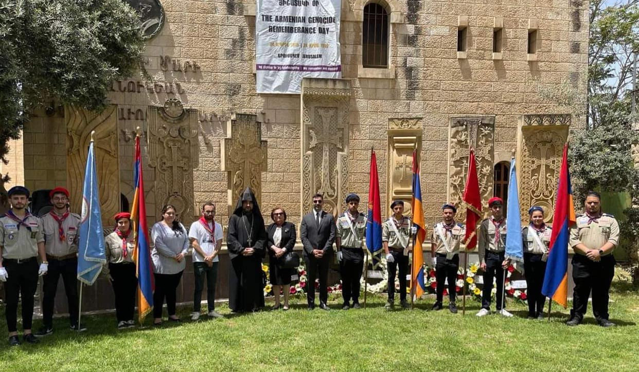 Commemoration ceremony dedicated to 107th anniversary of Armenian Genocide in Jerusalem