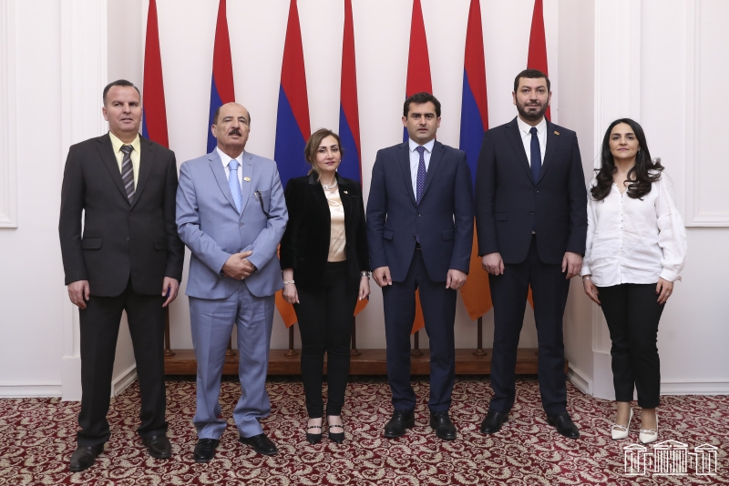 Հակոբ Արշակյանն ընդունել է Սիրիա-Հայաստան բարեկամության խմբի ղեկավարի գլխավորած պատվիրակությանը
