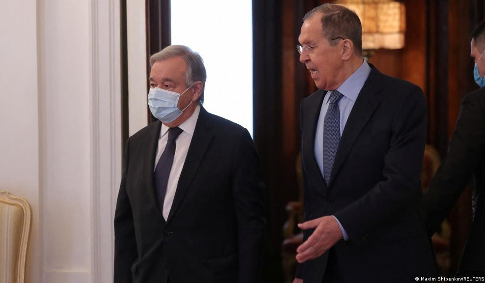 Lavrov and Guterres discussed Ukraine crisis
