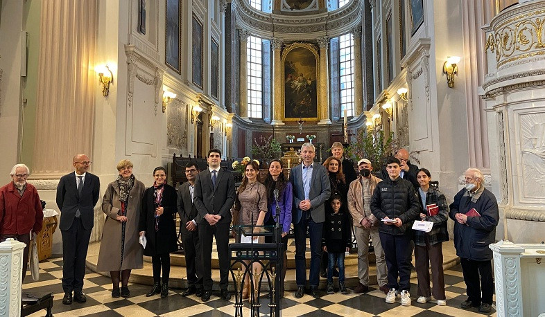 Հայոց ցեղասպանության 107-րդ տարելիցին նվիրված հիշատակի արարողություն` Լայպցիգի Սուրբ Նիկողայոս եկեղեցում