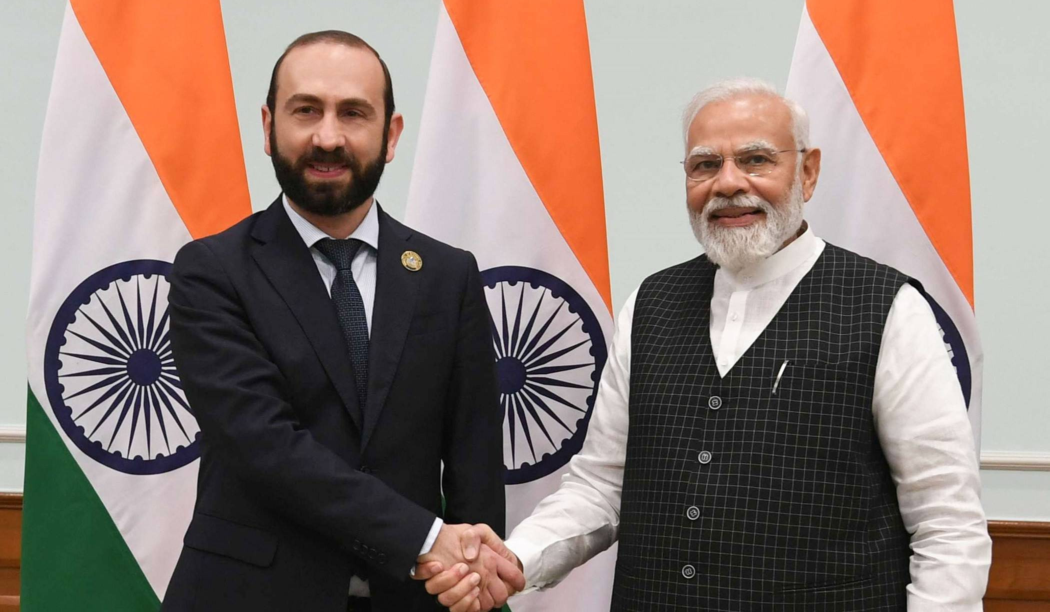 Foreign Minister of Armenia Ararat Mirzoyan met with the Prime Minister of India