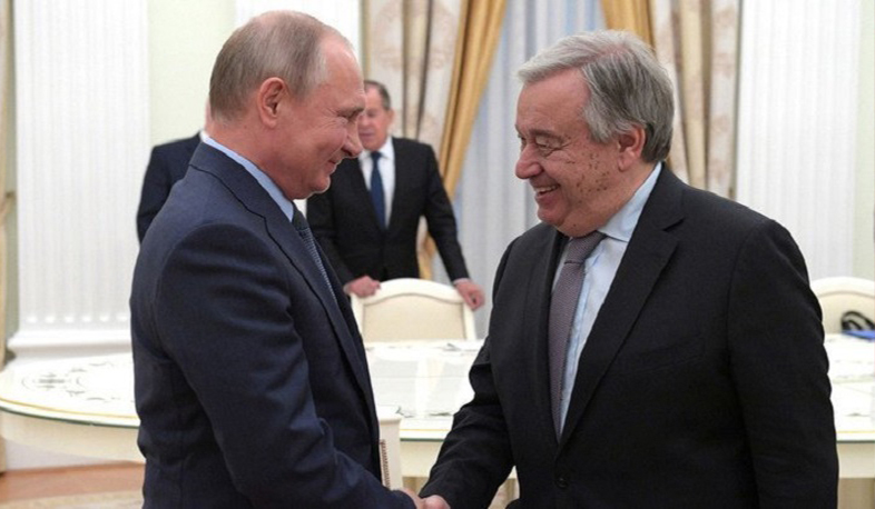 Сложности в переговорах и гуманитарные коридоры: Путин и Гутерриш обсудили Украину