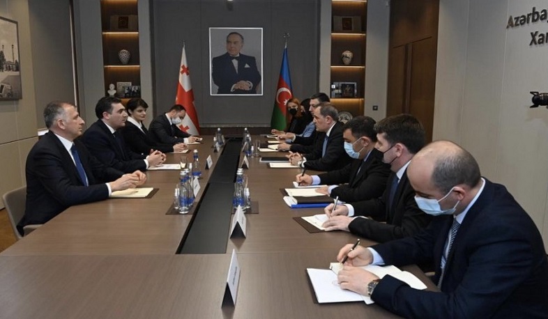 Azərbaycan və Gürcüstan XİN başçıları arasında görüş keçirilib