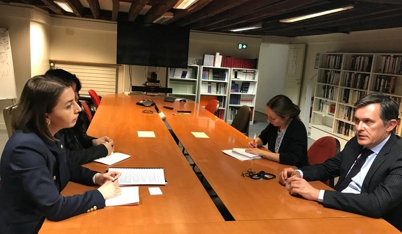 Քրիստիննե Գրիգորյանը Փարիզում ներկայացրել է Ադրբեջանում գերության մեջ գտնվող անձանց հարազատների հետ իր շփումների մանրամասները