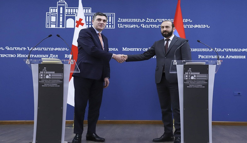 Statement of Minister of Foreign Affairs of Armenia Ararat Mirzoyan for press following meeting with Minister of Foreign Affairs of Georgia Ilia Darchiashvili