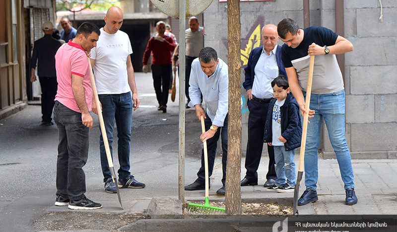 ՊԵԿ աշխատակիցները մասնակցել են համապետական շաբաթօրյակին