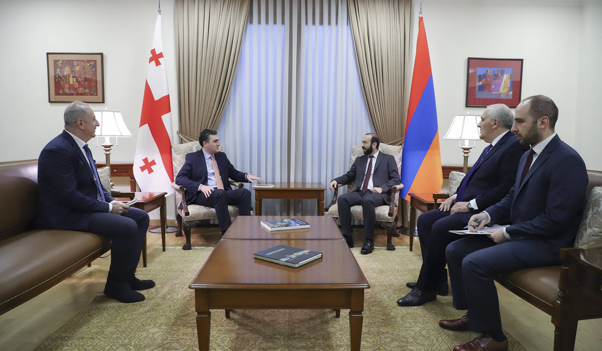 Mirzoyan presented to Darchiashvili Armenia's position on the negotiations on a peace agreement with Azerbaijan