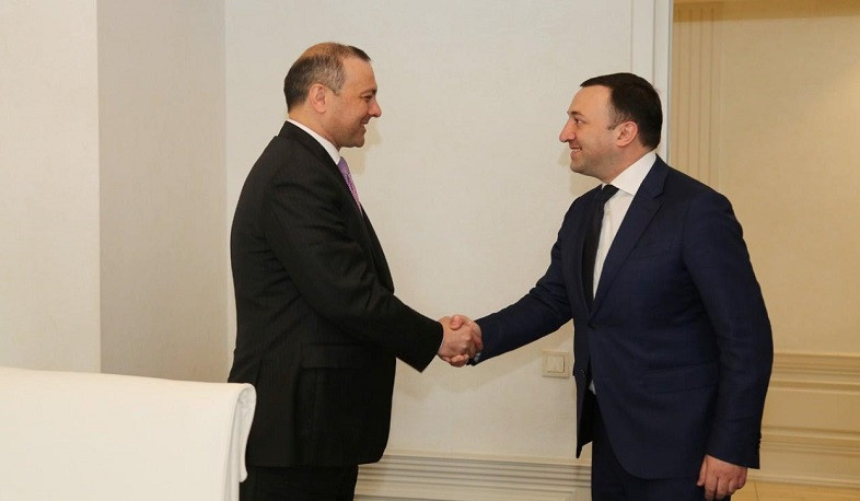 Армен Григорян и премьер-министр Грузии Ираклий Гарибашвили обсудили вопросы региональной безопасности