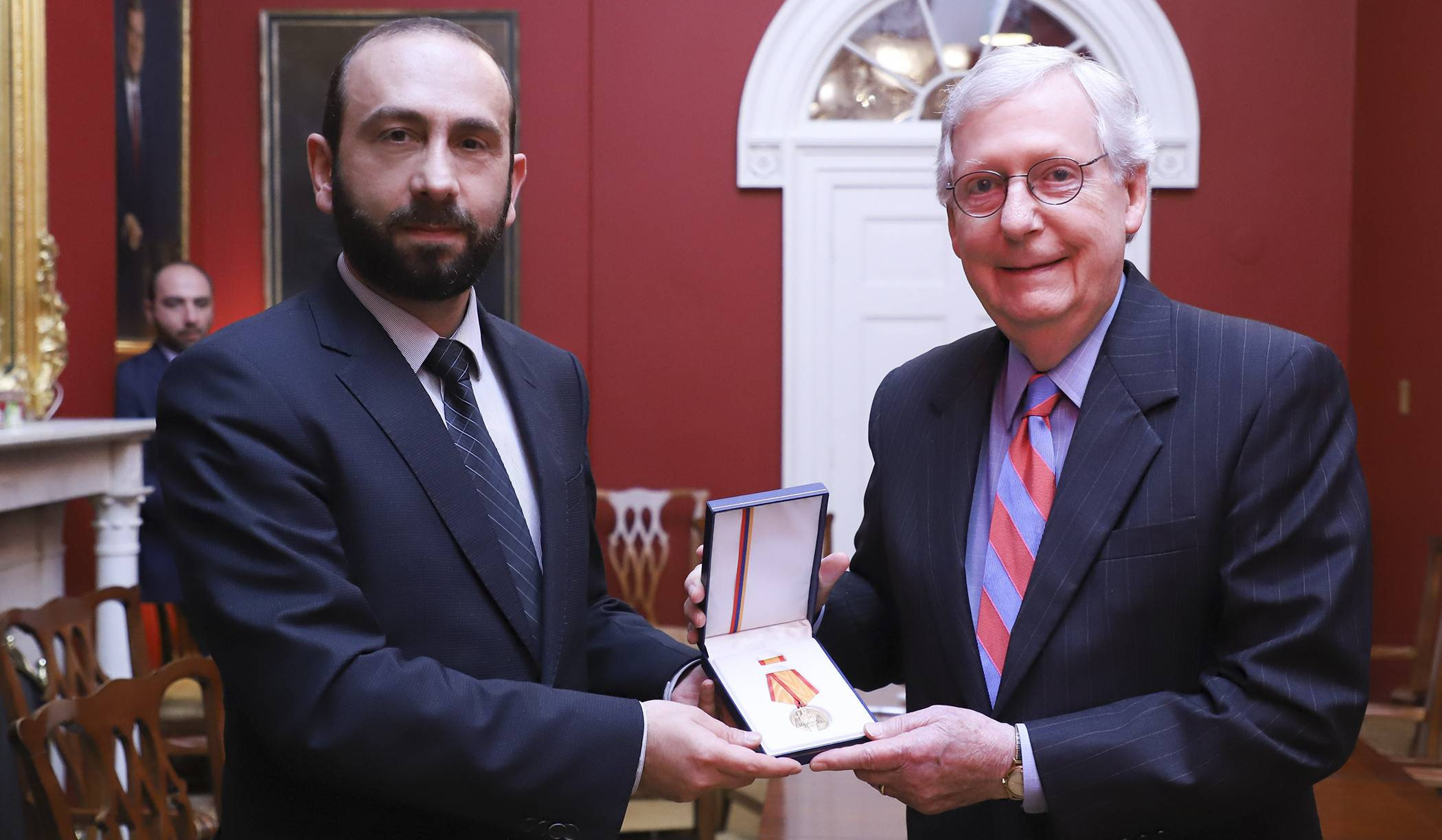 Ararat Mirzoyan presented details on Armenia-Turkey normalization process to Mitch McConnell