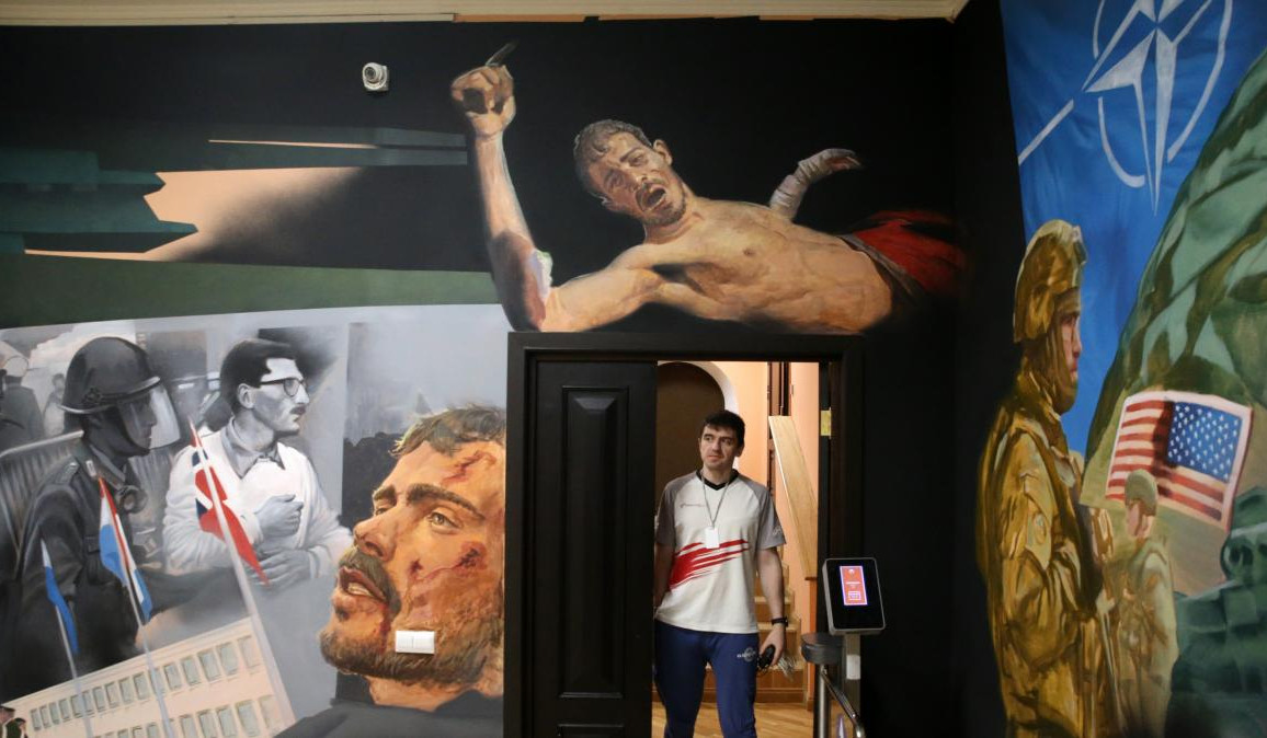 Exhibition in Moscow lays bare NATO's destructive role in Russia-Ukraine conflict