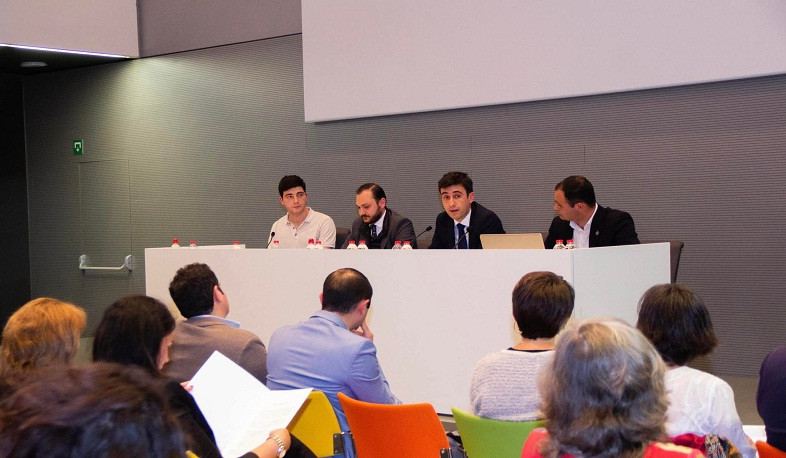 Səfir Sos Avetisyan Barselonada Artsax məsələsinə və münaqişənin həlli prosesinə toxundu