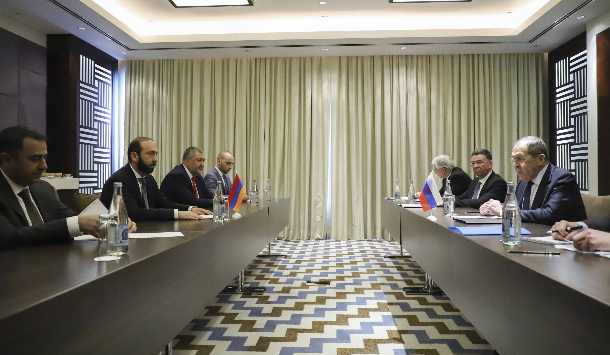 Mirzoyan and Lavrov stressed need to unblock regional communications