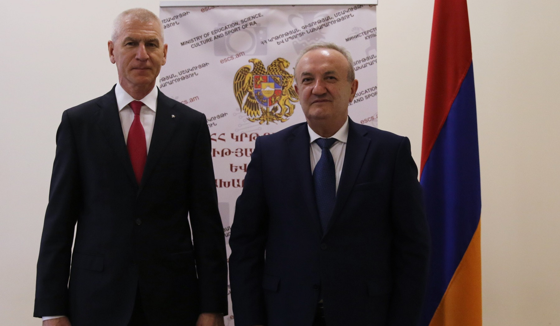 ՀՀ կառավարությունը մեծ ուշադրություն է դարձնում սպորտին. Վահրամ Դումանյանը՝ ՌԴ սպորտի նախարարին