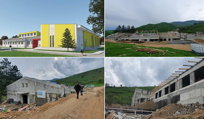 Լոռու մարզի Հագվի գյուղում դպրոց է կառուցվում. լուսանկարներ