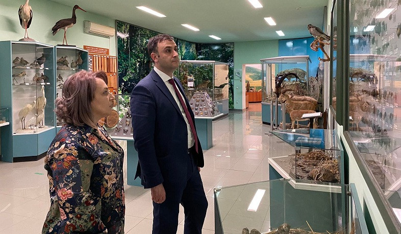 ՇՄ փոխնախարար Արամ Մեյմարյանն այցելել է Հայաստանի բնության պետական թանգարան