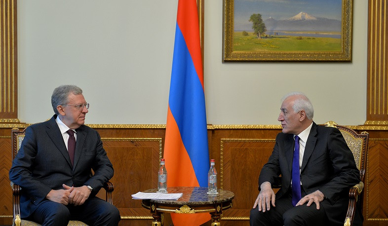 Նախագահը և ՌԴ հաշվիչ պալատի նախագահը քննարկել են Հայաստանի և Ռուսաստանի տնտեսությունների հեռանկարները