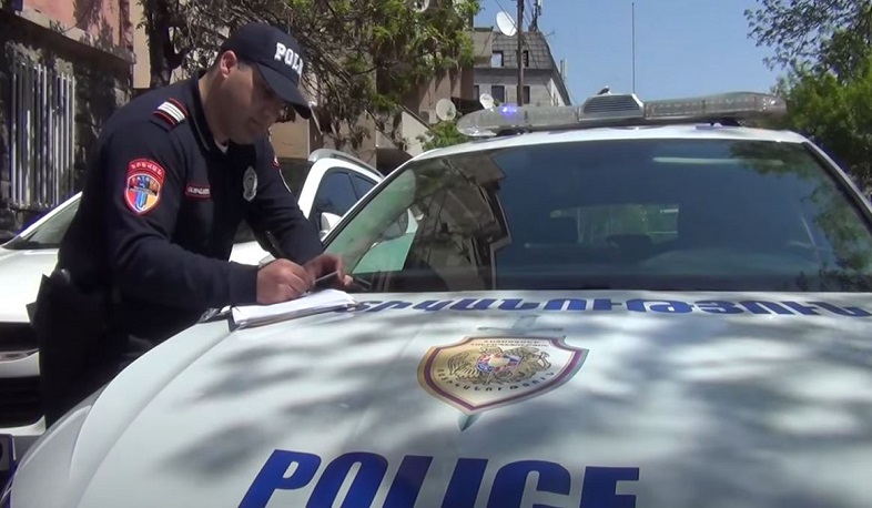 Մայիսի 9-16-ը Երևանում պարեկները հայտնաբերել են ճանապարհային երթևեկության կանոնների 1868 խախտում