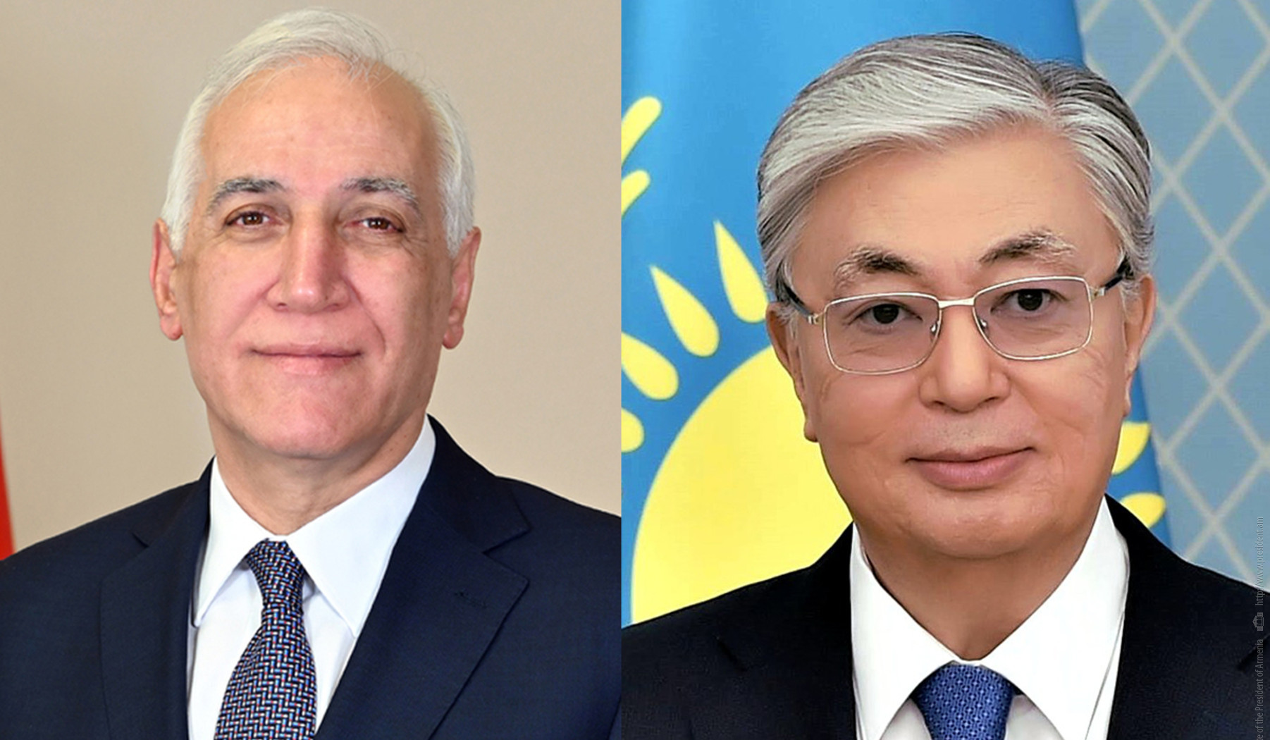 Президент Ваагн Хачатурян направил поздравительное послание Касым-Жомарту Токаеву по случаю его дня рождения