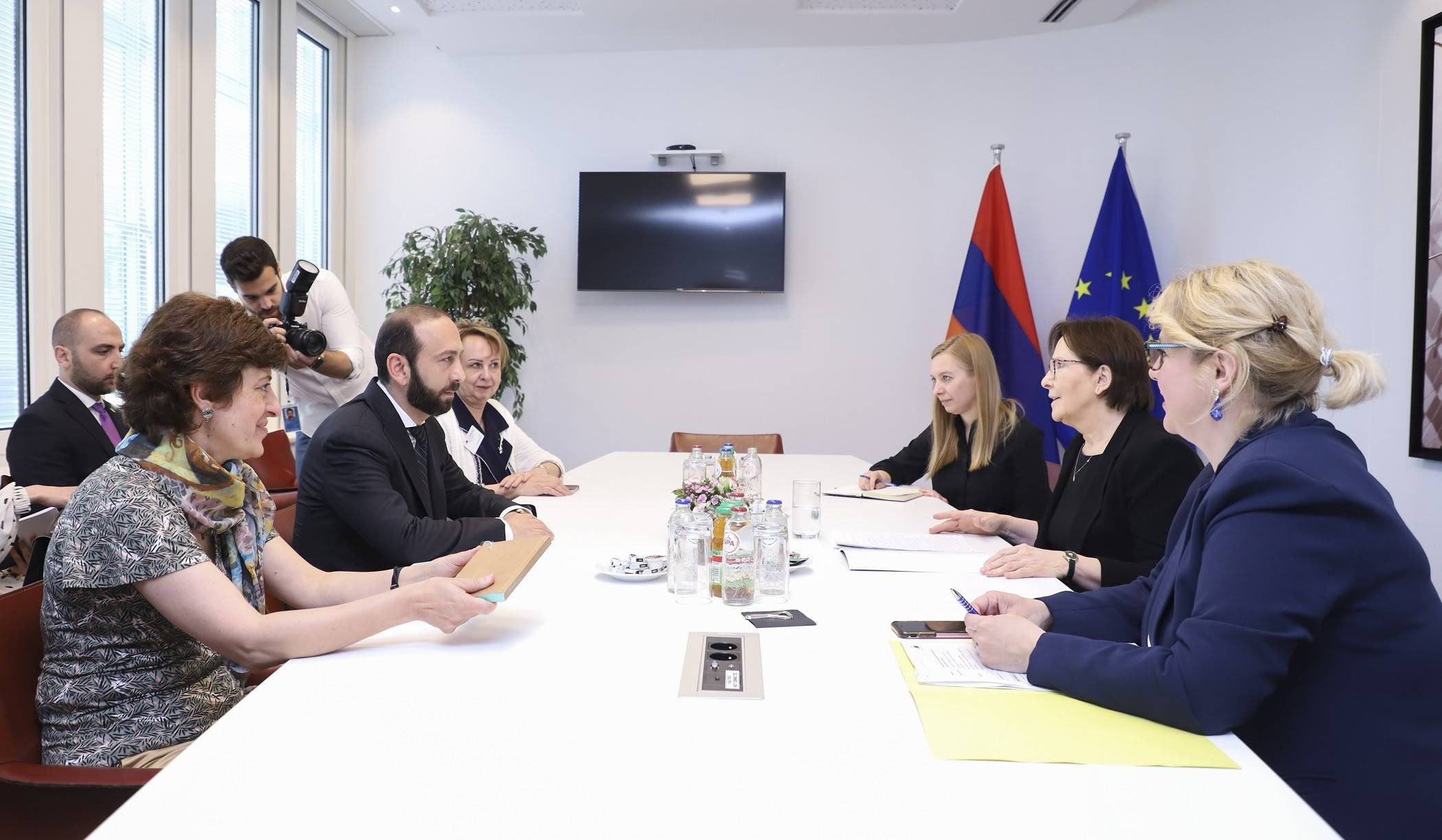 Мирзоян представил вице-председателя Европейского парламента позицию Армении по шагам, направленным на установление мира и стабильности в регионе