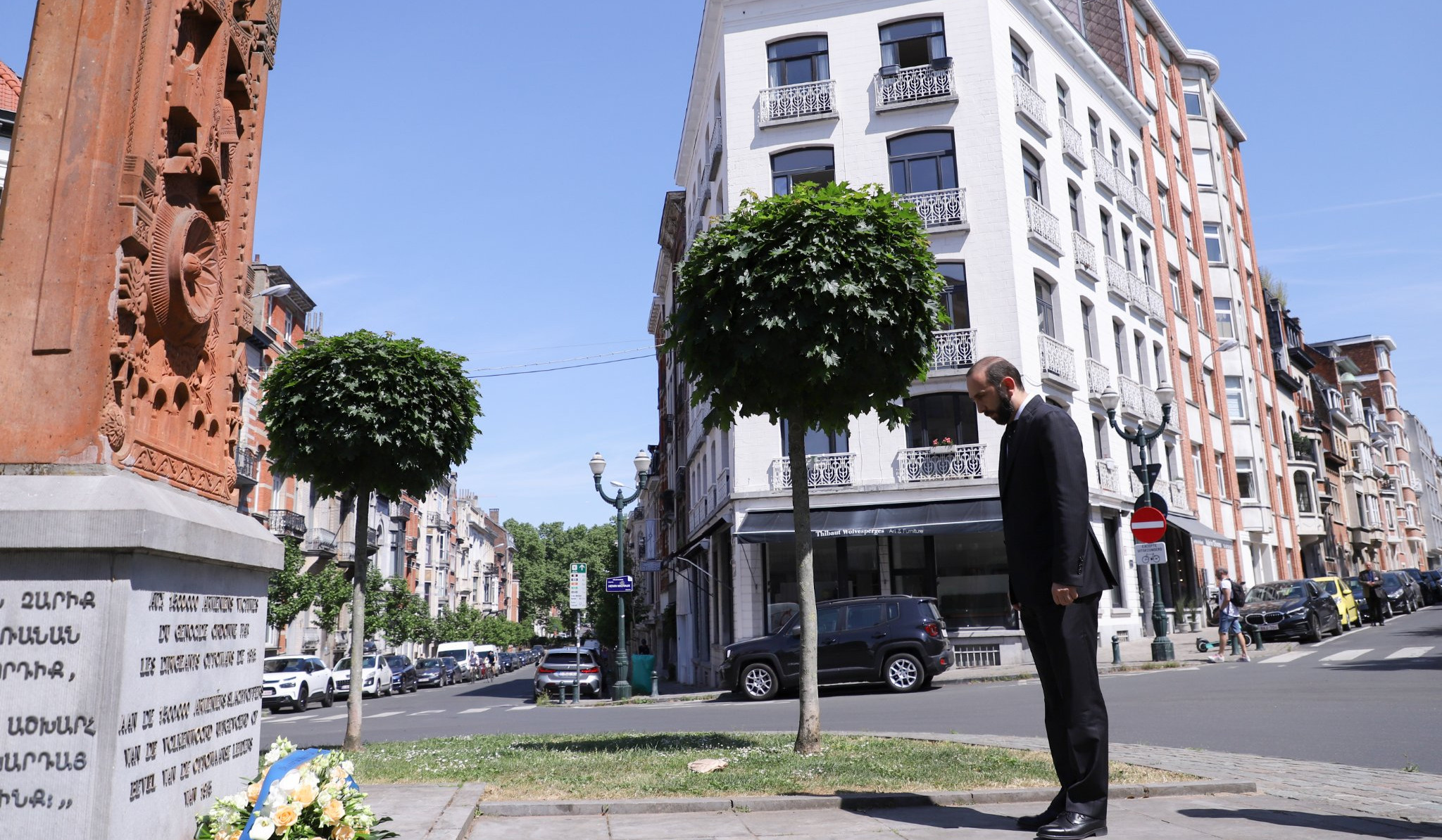 Арарат Мирзоян в Брюсселе воздал дань уважения памяти жертв Геноцида армян