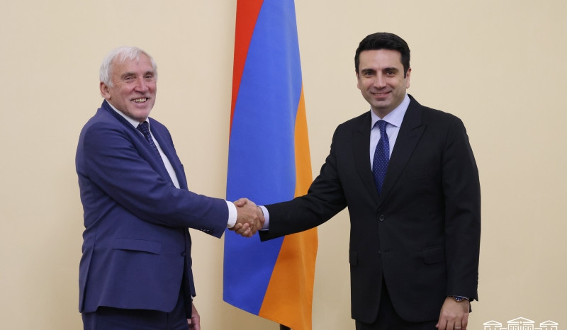 Alen Simonyan receives delegation led by Jiří Růžička