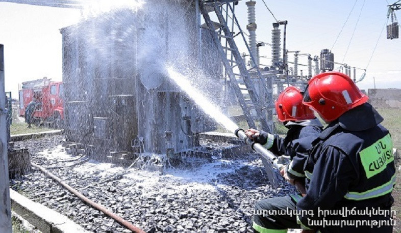 ԱԻՆ-ն ու ՀԷՑ-ը Աբովյանում համատեղ վարժանք են անցկացրել