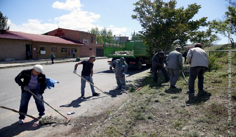 Շաբաթօրյակ Էրեբունիում. մաքրվել է ամենամեծ վարչական շրջանի 18 հասցե