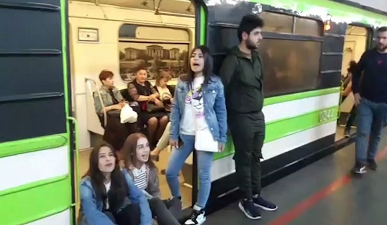 Անհնազանդության ակցիա Երևանի մետրոյում. բերման է ենթարկվել 3 անձ