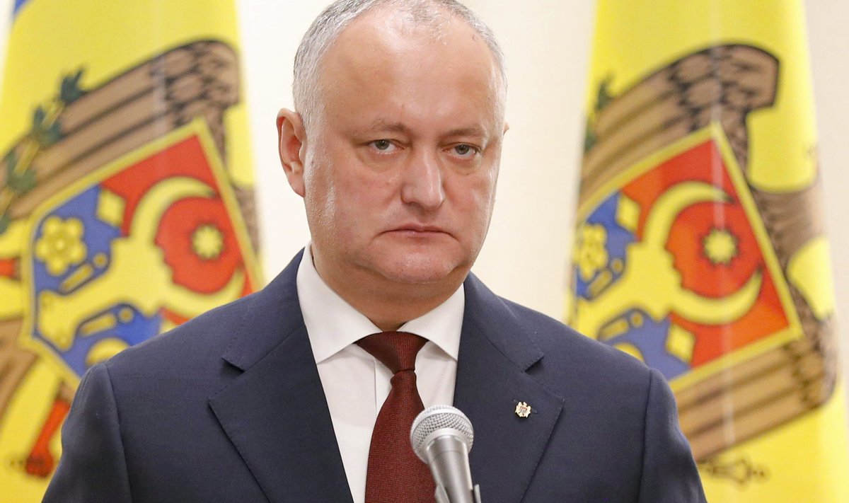 Moldovan ex-president detained