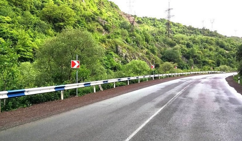 Մ-2 ճանապարհի 7 վթարավտանգ կետերում կատարվել են ճանապարհային երթևեկության անվտանգության բարելավման աշխատանքներ