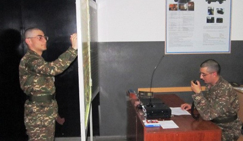 Հակաօդային պաշտպանության պարապմունքներ` զորամասերից մեկում