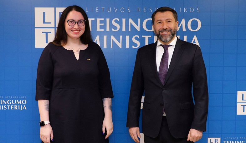 Կարեն Անդրեասյանը լիտվացի պաշտոնակցի հետ քննարկել է դատարանների թվայնացմանը վերաբերող հարցեր