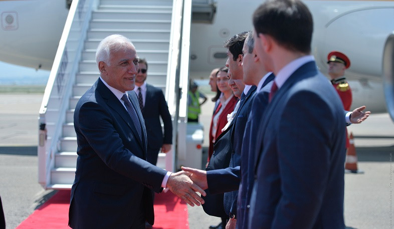 Vahagn Khachaturyan arrives in Georgia on official visit
