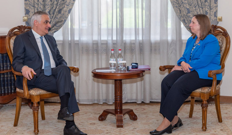 Мгер Григорян и посол США в Армении обсудили работы по разблокированию региональных транспортных коммуникаций