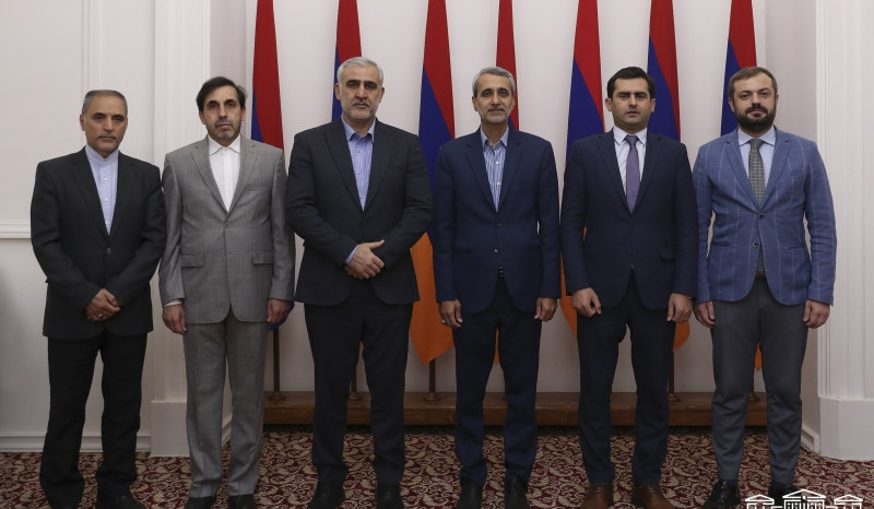 NA Vice President Hakob Arshakyan Receives Delegation of Islamic Republic of Iran