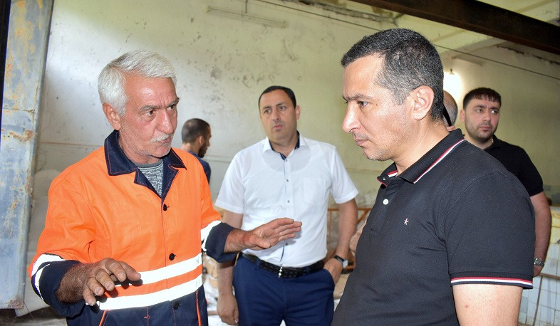 Սյունիքի մարզպետն այցելել է Մեղրի` ջրամատակարարման հաճախակի ու անկանոն դադարների հետքերով