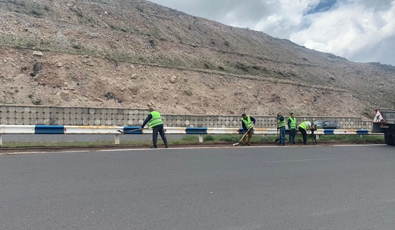 ՀՀ ճանապարհներին իրականացվում են ընթացիկ ամառային պահպանման աշխատանքներ