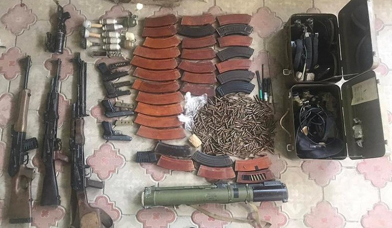 Արմավիրի ոստիկանները հայտնաբերել են մի ողջ զինանոց