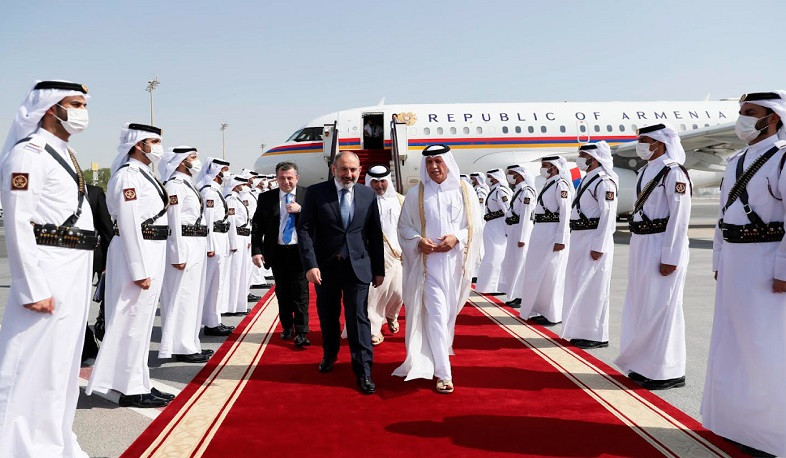 Nikol Pashinyan arrived in Qatar on official visit