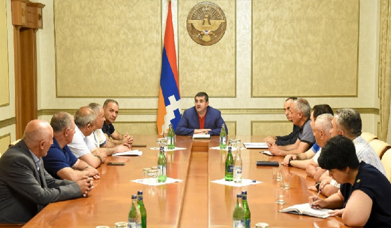 Cooperation of public and state structures strengthened: President of Artsakh met with public figures