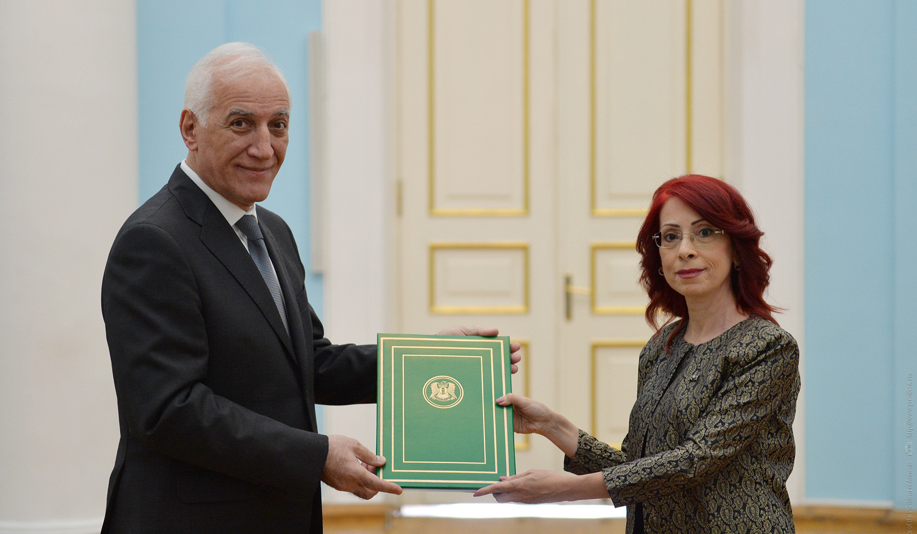 Посол Сирии в Армении вручила президенту Армении верительные грамоты