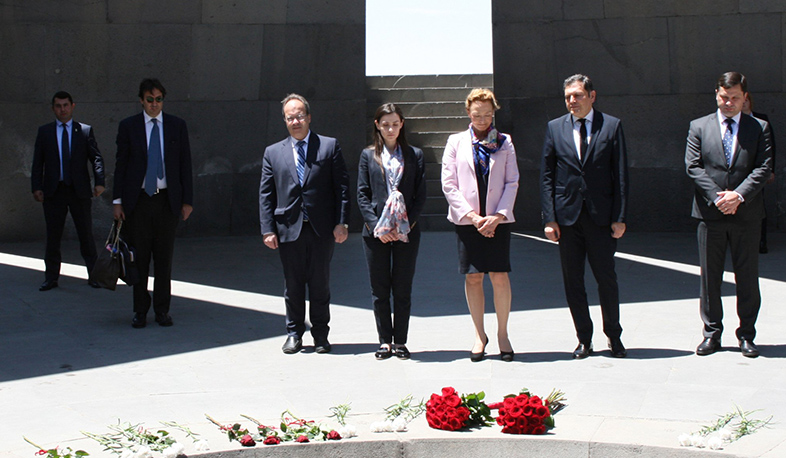 Marija Pejčinović Burić visits Armenian Genocide Memorial