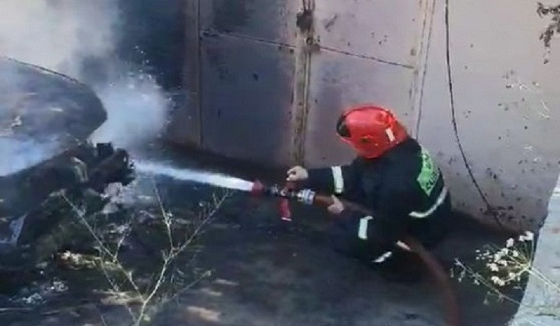 Ձորաղբյուր գյուղում ավտոմեքենա է այրվել