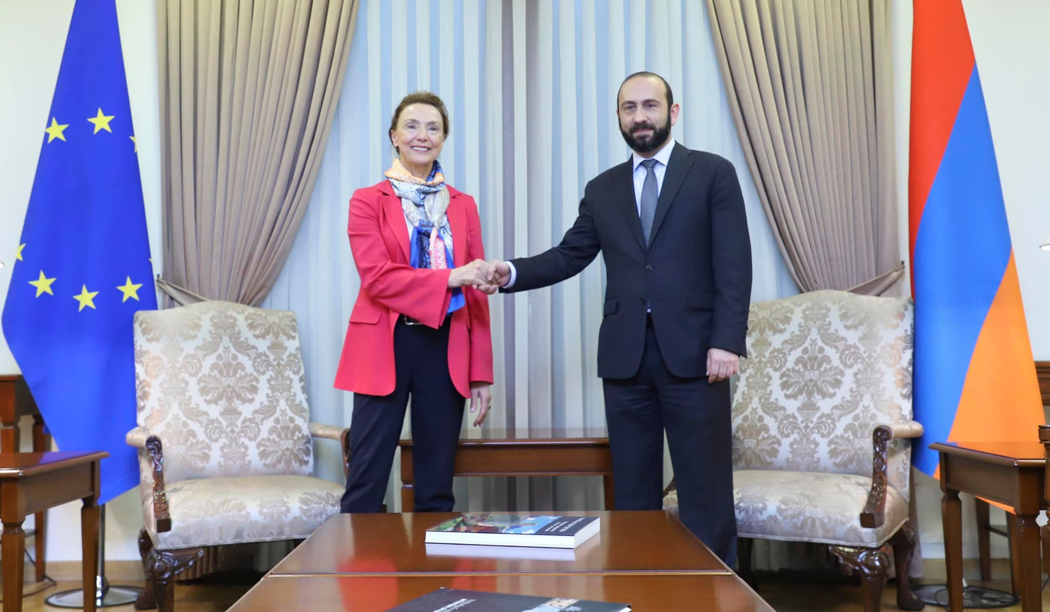 Арарат Мирзоян провел частную беседу с Генеральным секретарем Совета Европы Марией Пейчинович-Бурич