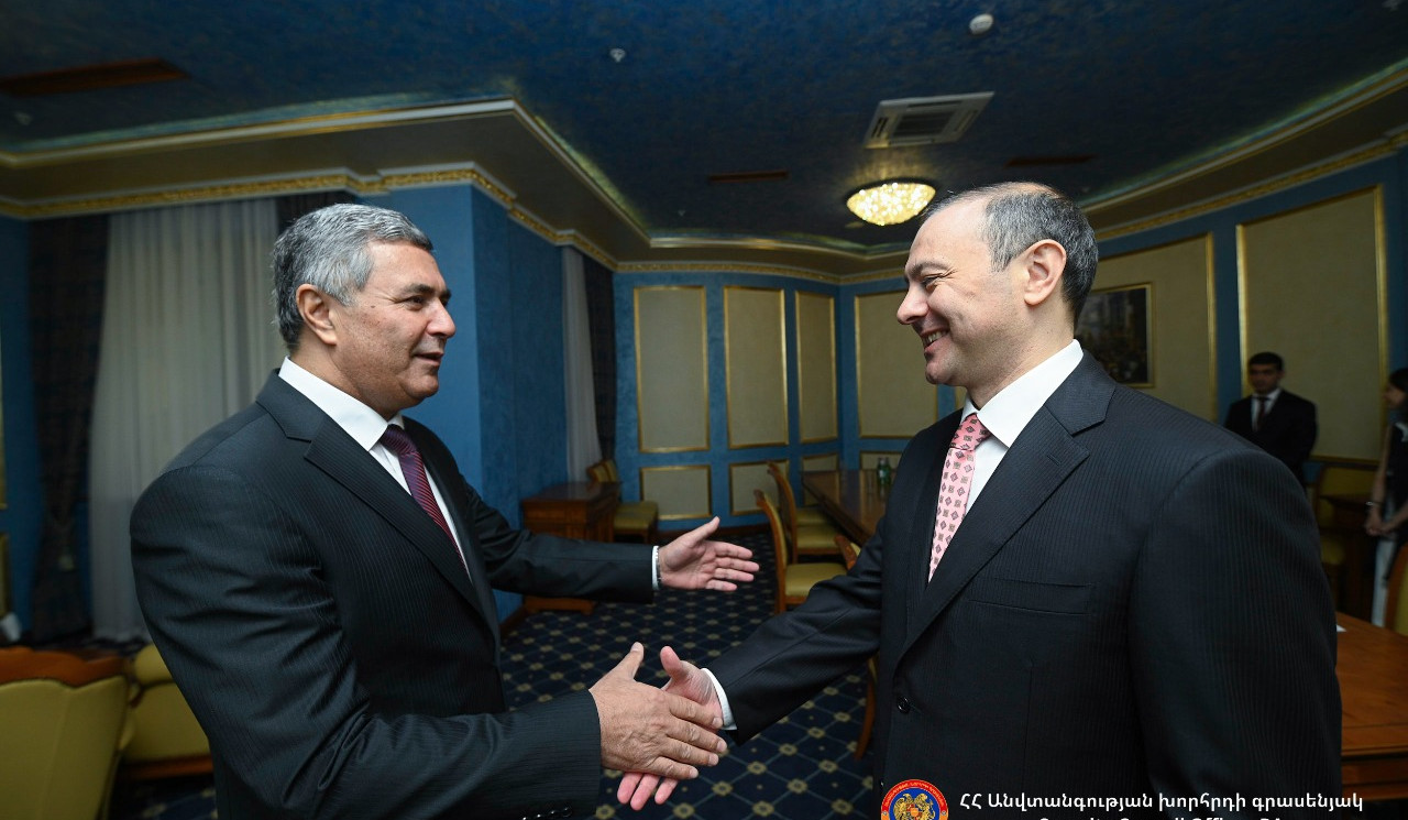 Տաջիկստանի ԱԽ քարտուղարը Արմեն Գրիգորյանին է ներկայացրել տաջիկ-աֆղանական սահմանից եկող ահաբեկչական վտանգը