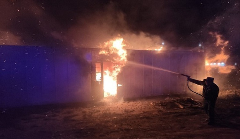 Հրդեհ Գյումրի քաղաքում