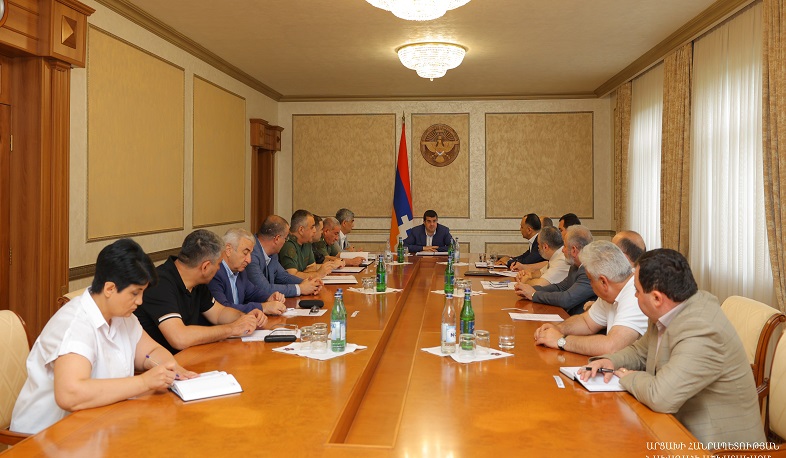 President of Artsakh convened enlarged sitting of Security Council