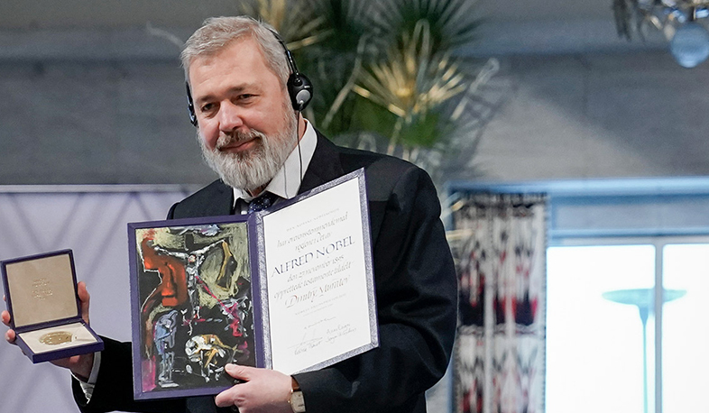 Nobel peace prize medal auctioned by Russian journalist fetches record $103.5 million